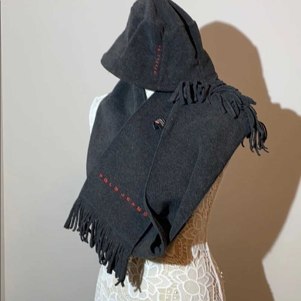 Polo Jeans Company hat and scarf grey S/M